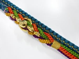 正絹　振袖用　手組帯締め